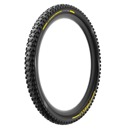 Pneu PIRELLI SCORPION EMPEROR 29x2.40 Supersoft DualWall Tubeless Ready Souple Noir/Jaune Team Edition