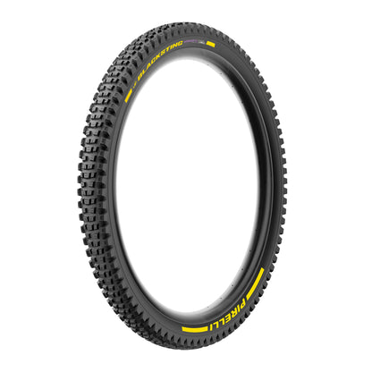 Pneu PIRELLI SCORPION BLACK STING 29x2.40 Supersoft DualWall Tubeless Ready Souple Noir/Jaune Team Edition