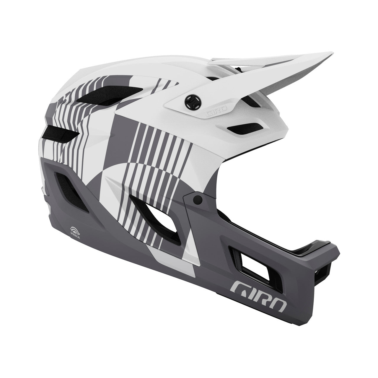 Kask MTB GIRO COALITION SPHERICAL szary/biały
