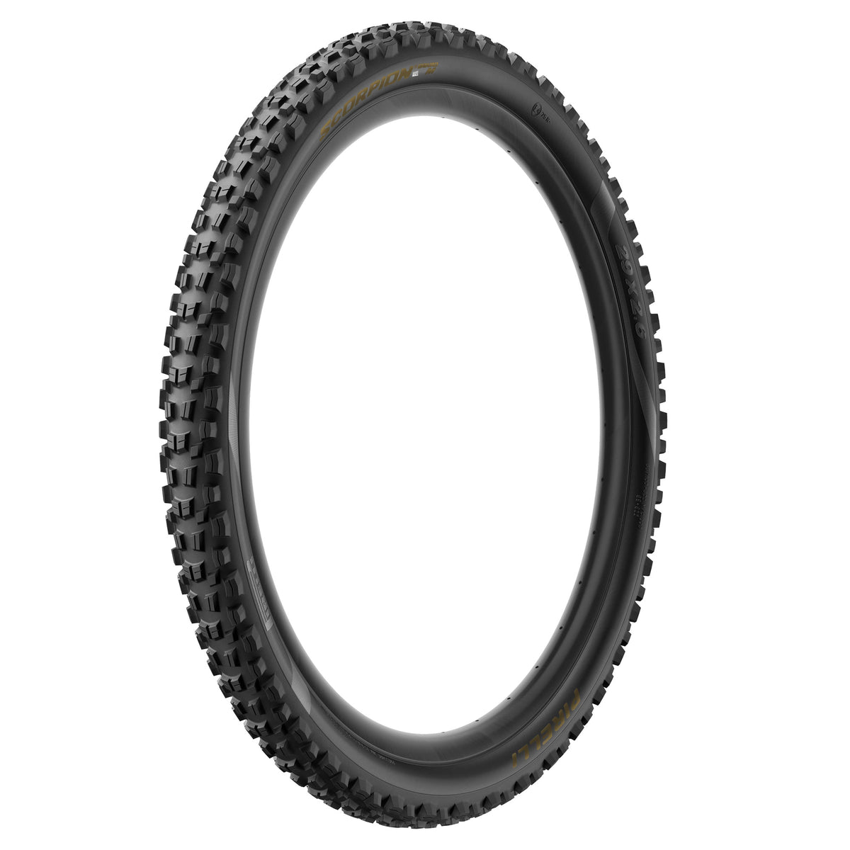 Pneu PIRELLI SCORPION ENDURO M COLOUR EDITION 29x2.40 HardWall Tubeless Ready Souple Noir/Or