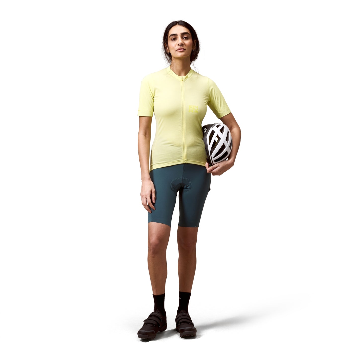 Maillot ENDURA ALLTRACK RIDE Manches Courtes Femme Jaune