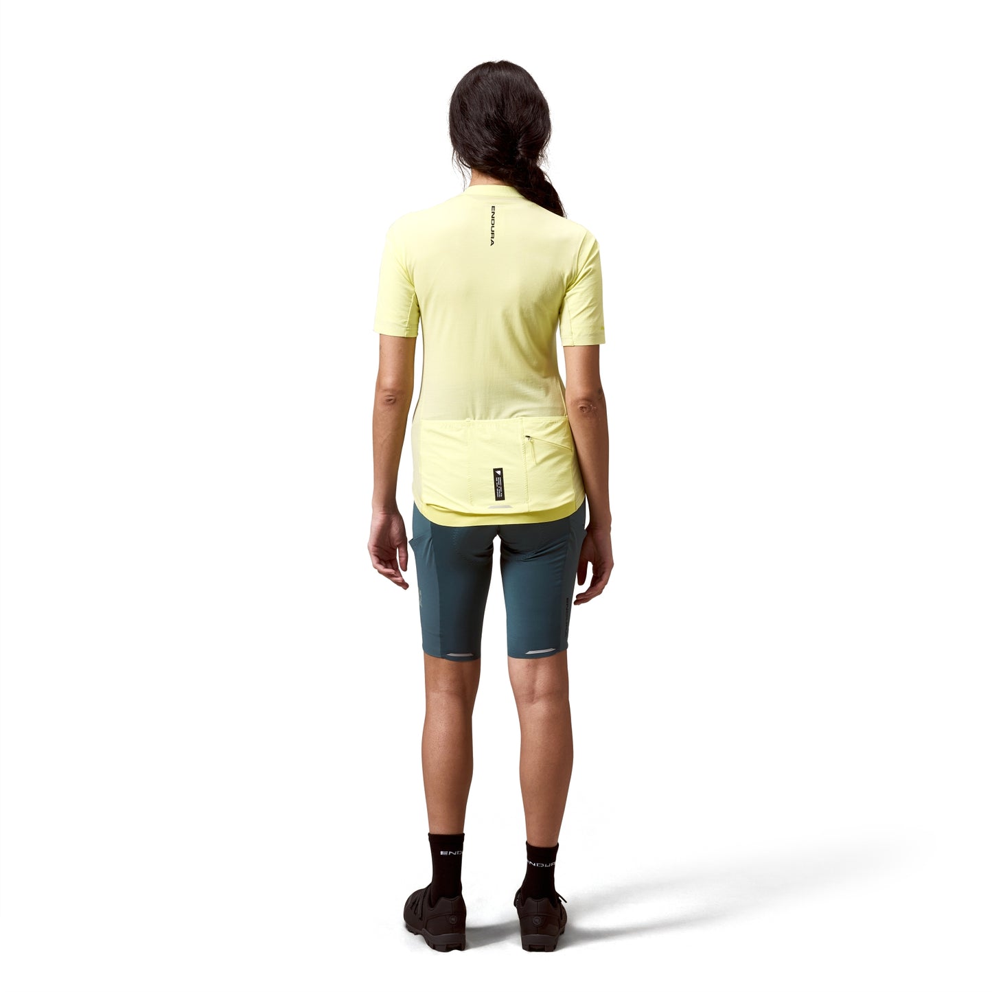 Maillot ENDURA ALLTRACK RIDE Manches Courtes Femme Jaune
