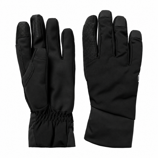 Gants ENDURA LOOP WATERPROOF noir sur fond blanc