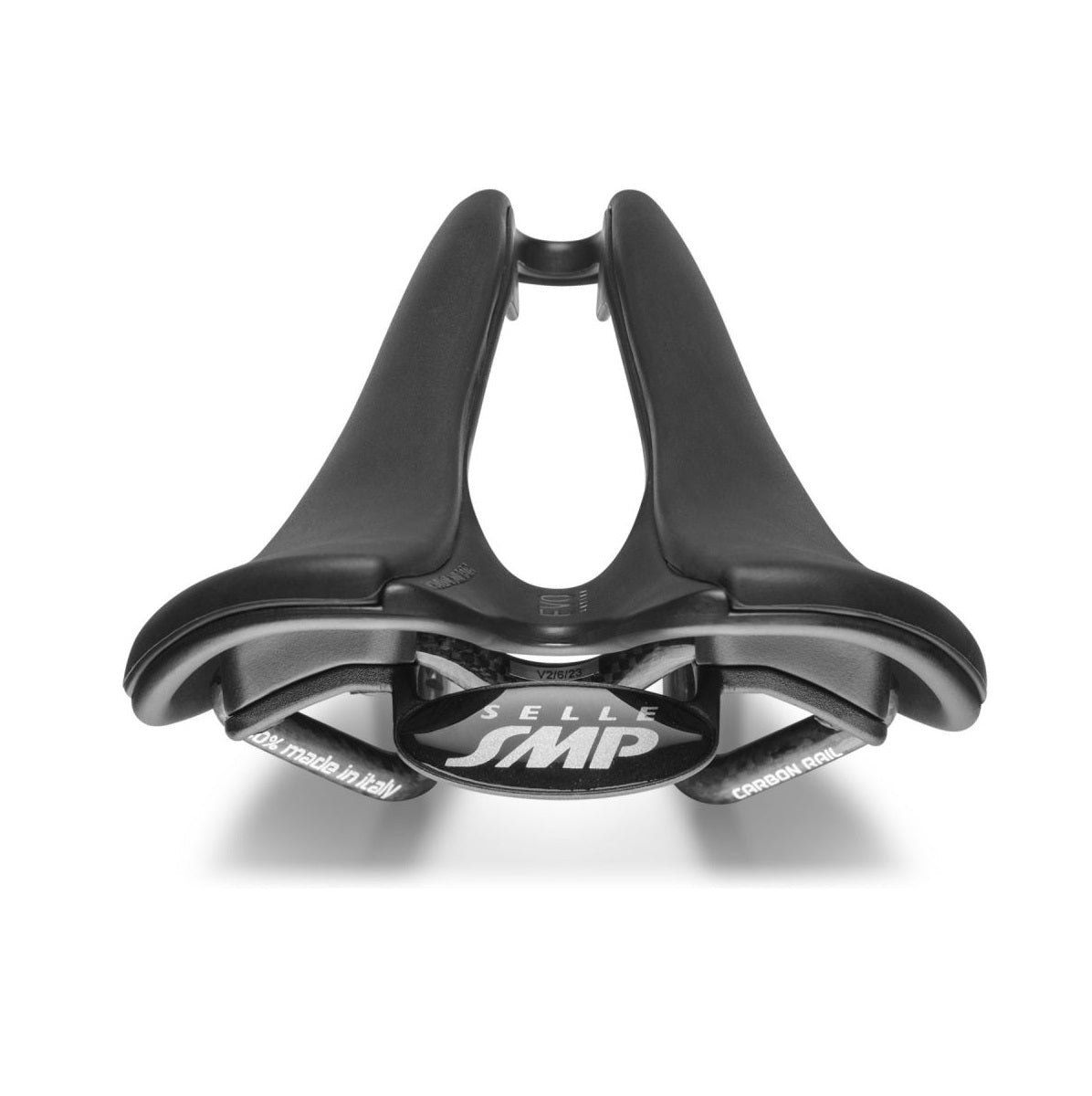 Selle SMP EVO Largeur 138mm Rails Carbone Noir