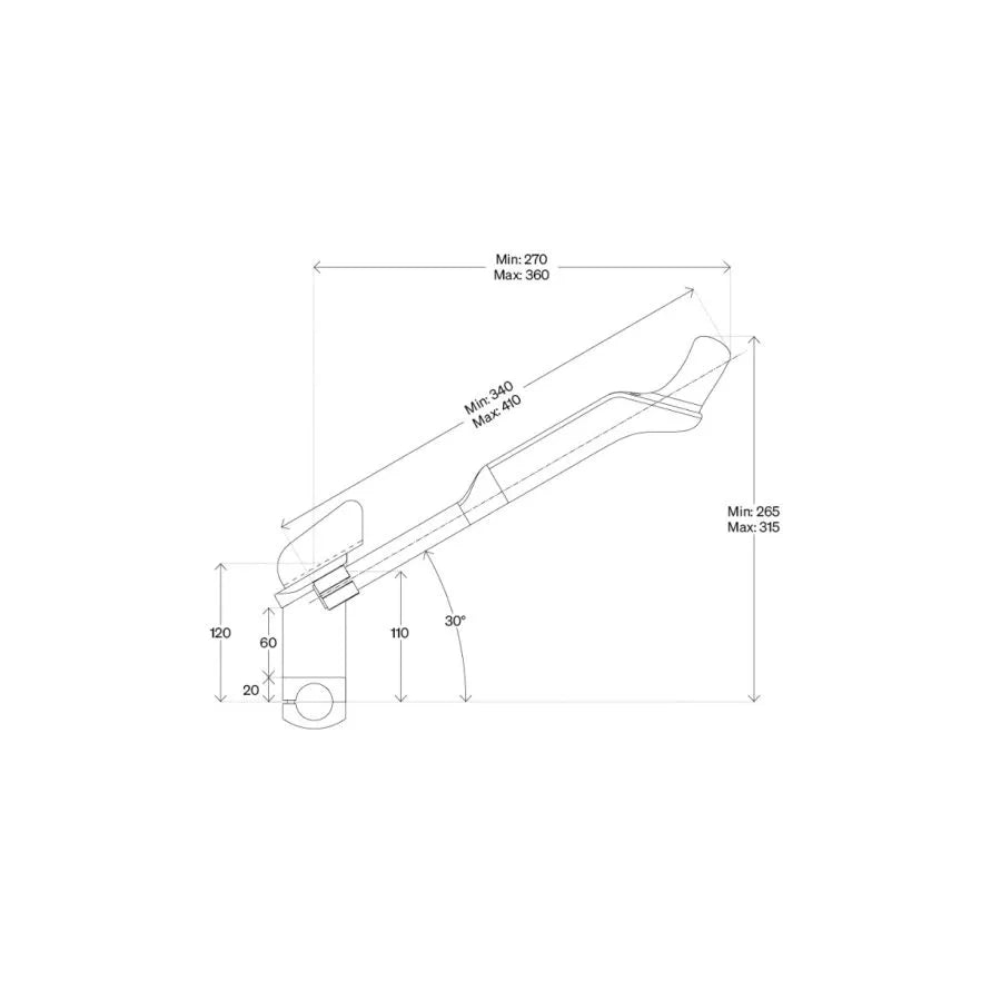 Prolongateurs de Cintre DEDA FAST PRO pour blips Shimano