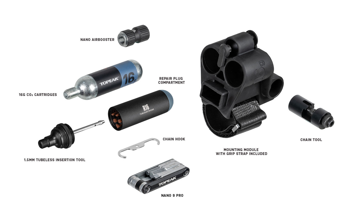 Co2 multiværktøj TOPEAK TUBIMASTER RXT Pro