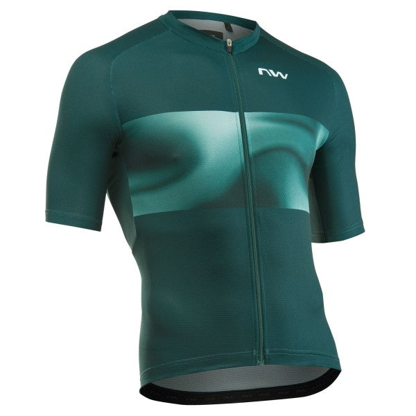 Maillot NORTHWAVE FORCE EVO Manches Courtes Vert