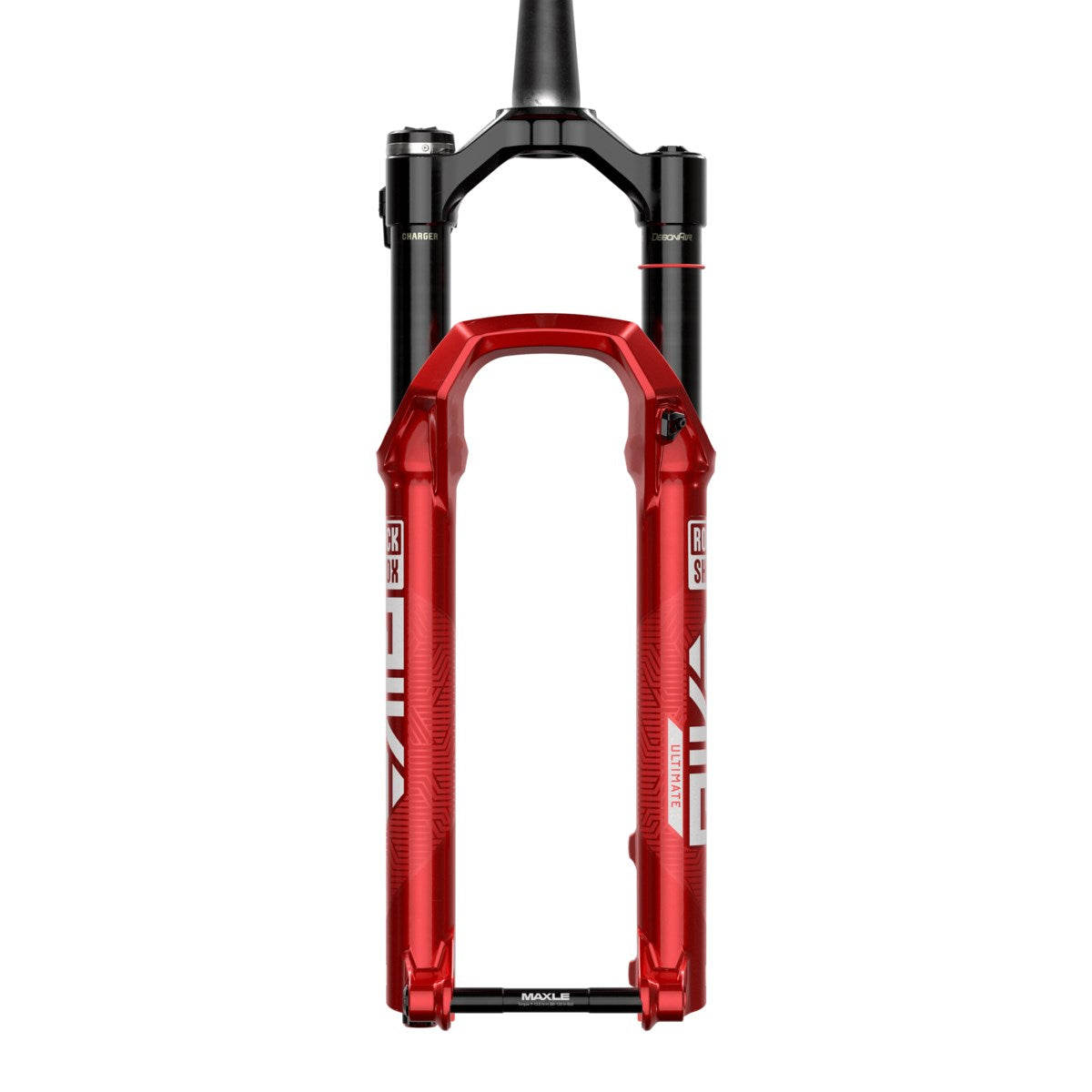 Fourche ROCKSHOX PIKE ULTIMATE FLIGHT ATTENDANT Rouge - vue de face