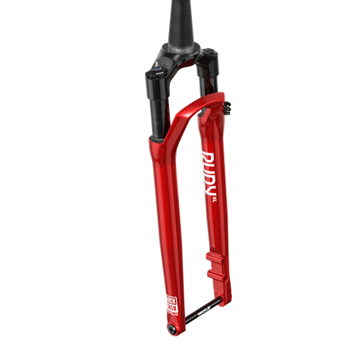 Widelec ROCKSHOX RUDY XL ULTIMATE z offsetem 45 mm, czerwony