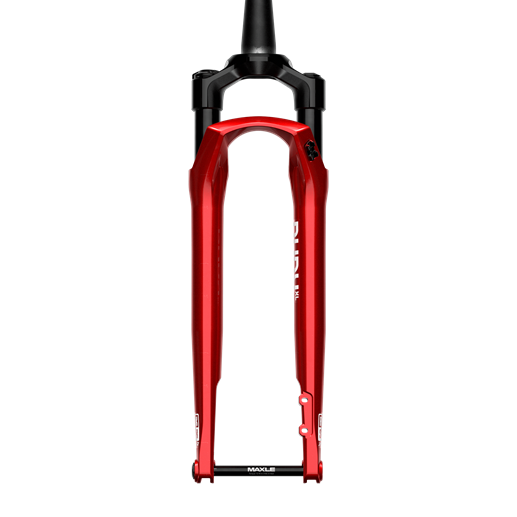 Widelec ROCKSHOX RUDY XL ULTIMATE z offsetem 45 mm, czerwony