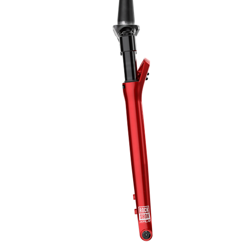 Widelec ROCKSHOX RUDY XL ULTIMATE z offsetem 45 mm, czerwony