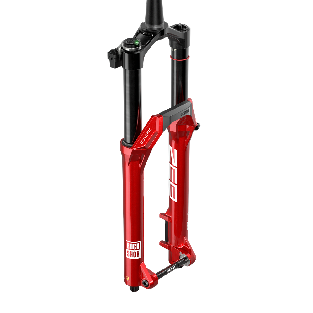 ROCKSHOX ZEB ULTIMATE CHARGER 3.2 RC2 FLIGHT ATTENDANT 29" vidlice s osou 15x110mm Boost červená