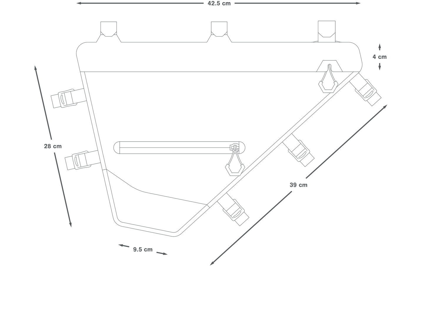 Brašna na rám APIDURA EXPEDITION FULL FRAME PACK 6 L Black