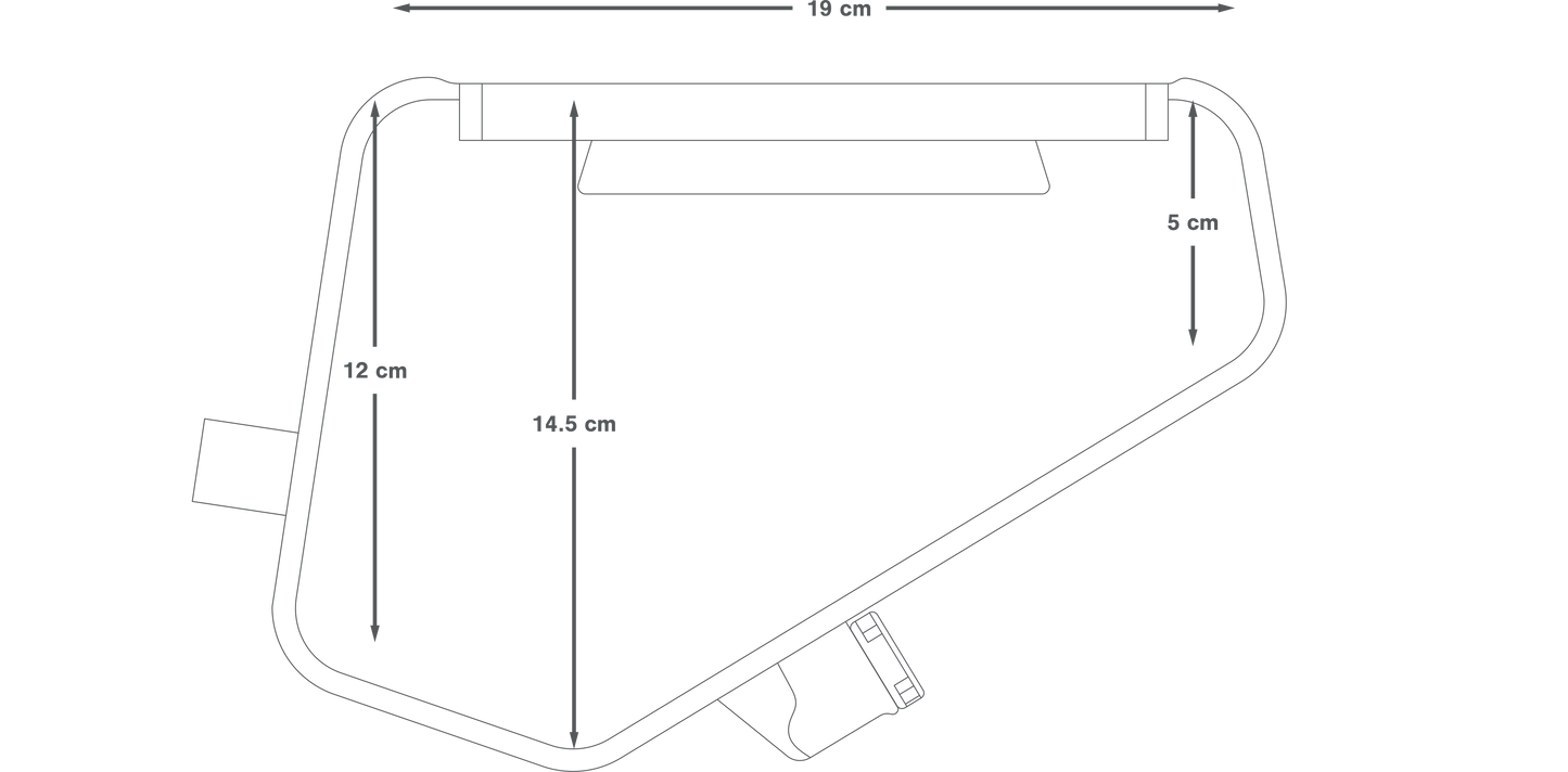 Rámové pouzdro na vodu APIDURA FRAME PACK HYDRATATION BLADDER 1,5 l
