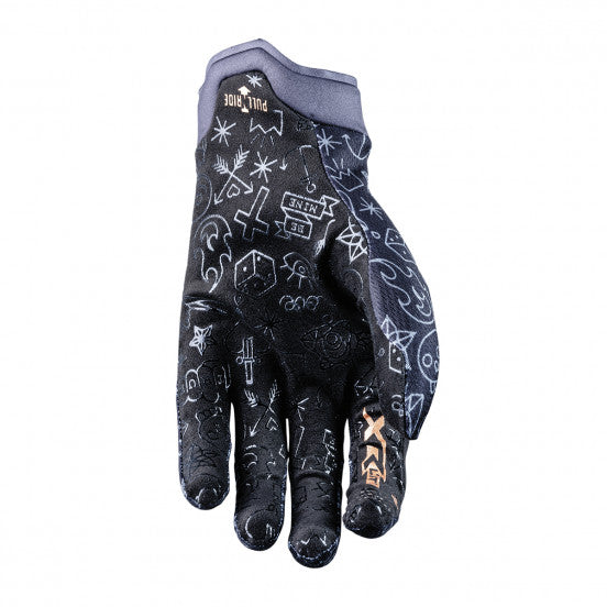 FIVE XR-LITE TATTOO-handsker, sort/guld