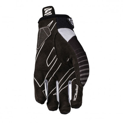 Gants FIVE BMX RACE Noir/Blanc