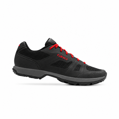 Chaussures VTT/Gravel GIRO GAUGE Noir/Rouge — profil extérieur