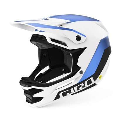 Casque VTT GIRO INSURGENT MIPS SPHERICAL Blanc Mat/Bleu