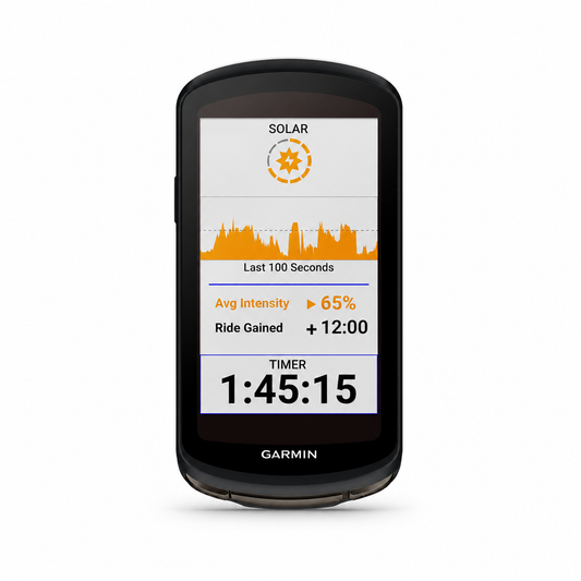 Compteur GPS GARMIN EDGE 1040 SOLAR — vue de face sur fond blanc