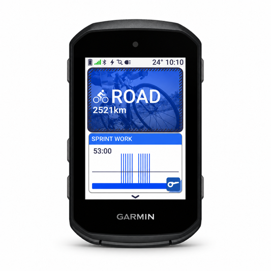 Compteur GPS GARMIN EDGE 550 — vue de face sur fond blanc
