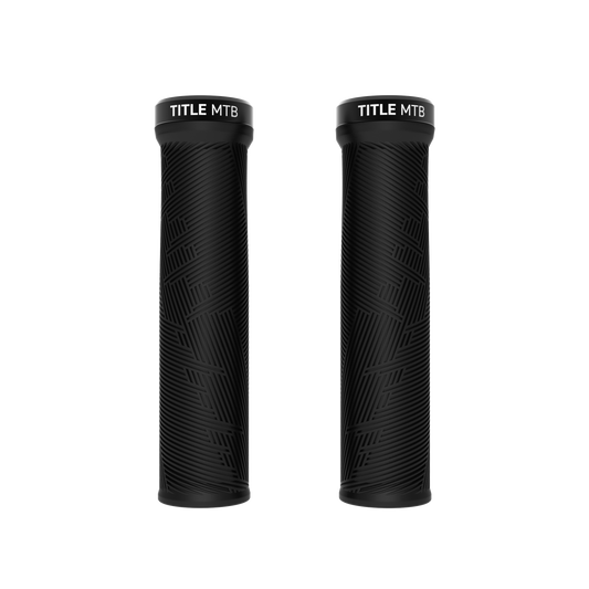 Grips Title MTB FORM Lock-On Noir - paire vue de face