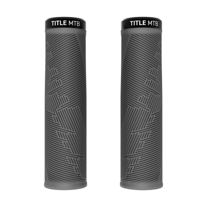 Grips Title MTB FORM Lock-On XL Gris - paire vue de face