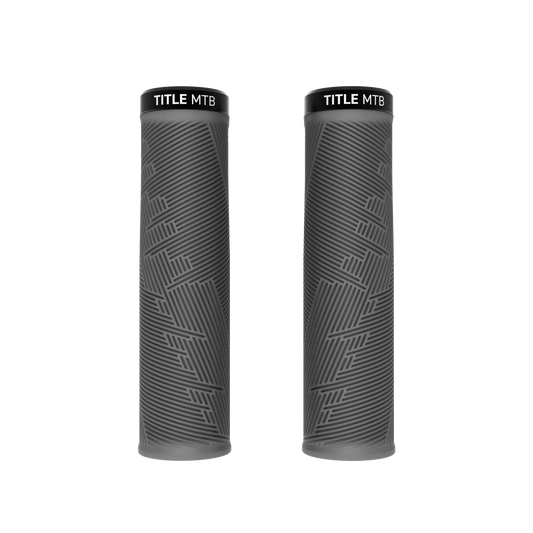 Grips Title MTB FORM Lock-On XL Gris - paire vue de face