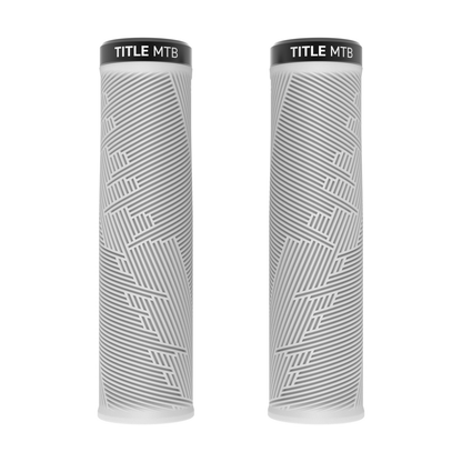 Grips Title MTB FORM Lock-On XL Blanc - paire vue de face