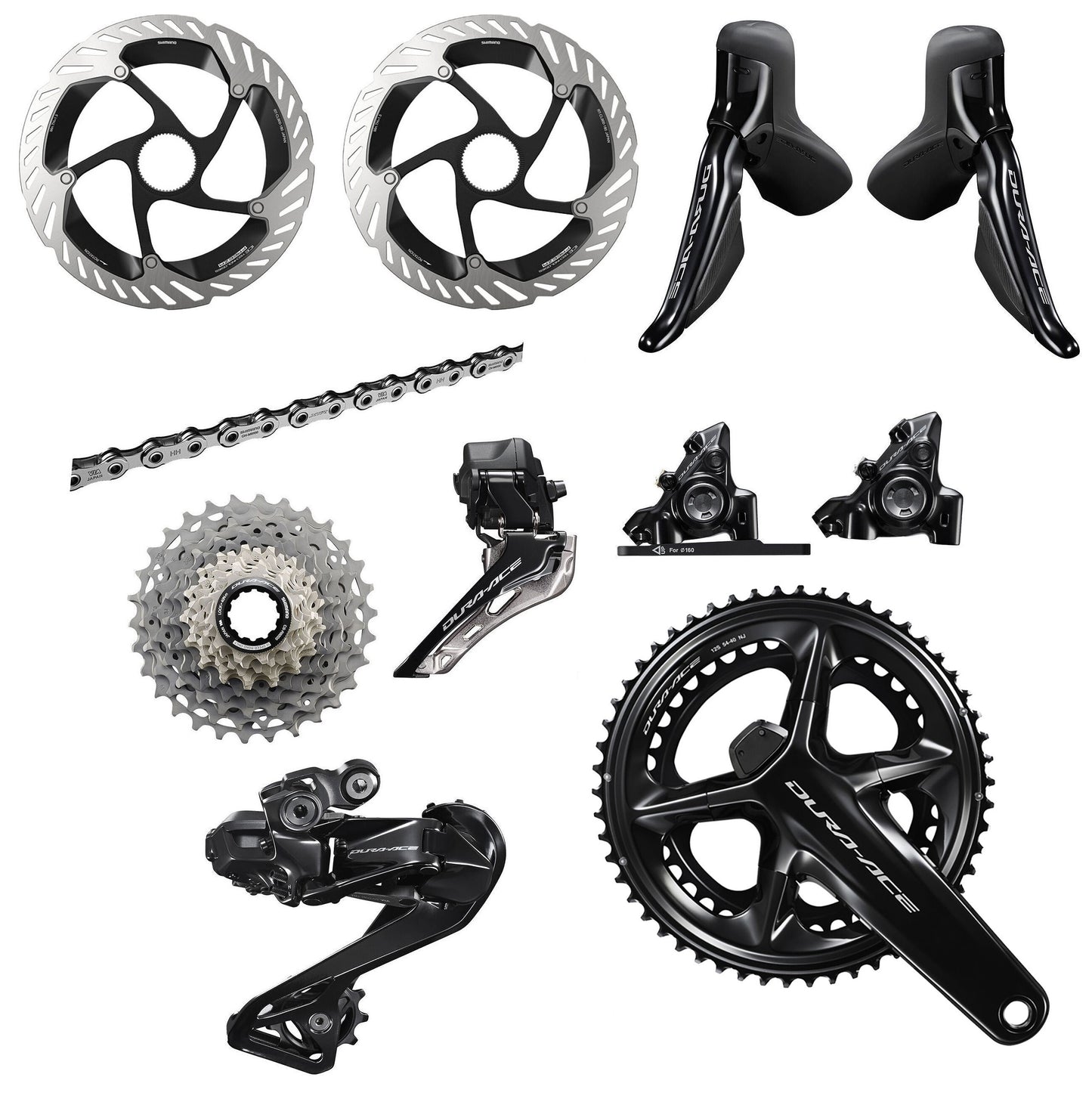 Groupe SHIMANO DURA-ACE DI2 R9270 2x12V Capteur de Puissance