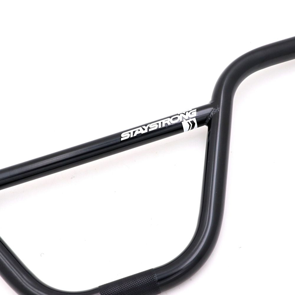 Guidon BMX STAYSTRONG Chevron Race Black Ø22.2mm