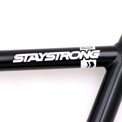 Guidon BMX STAYSTRONG Chevron Race Black Ø22.2mm