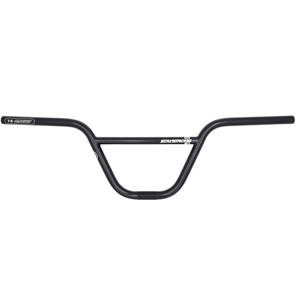 Guidon BMX STAYSTRONG Chevron Straight Race Black Ø22.2mm