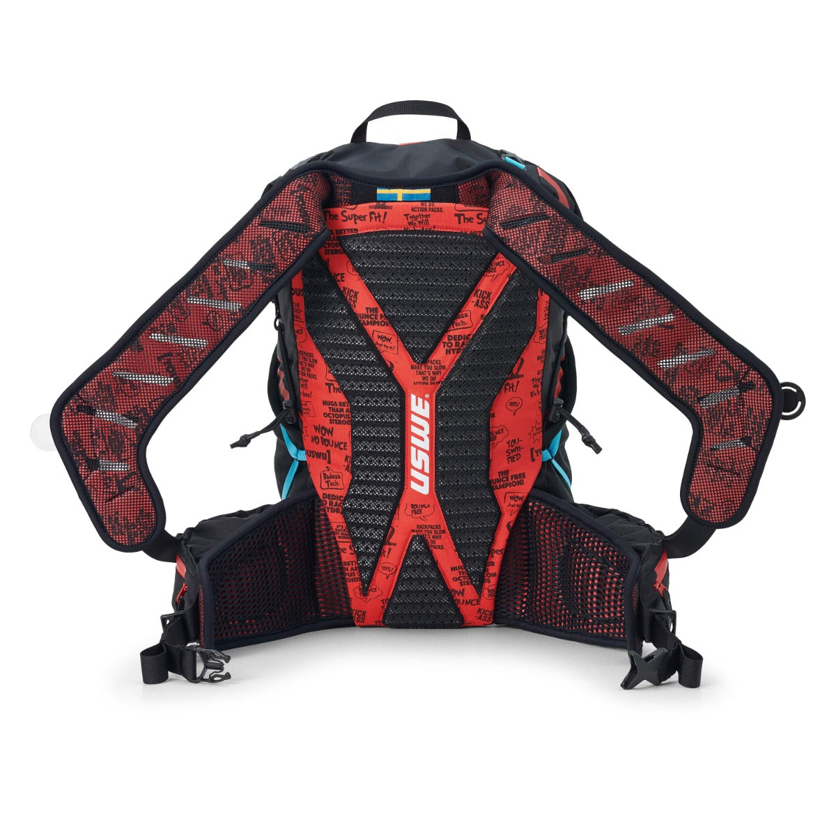 Batoh USWE HAJKER 18 L Black/Red