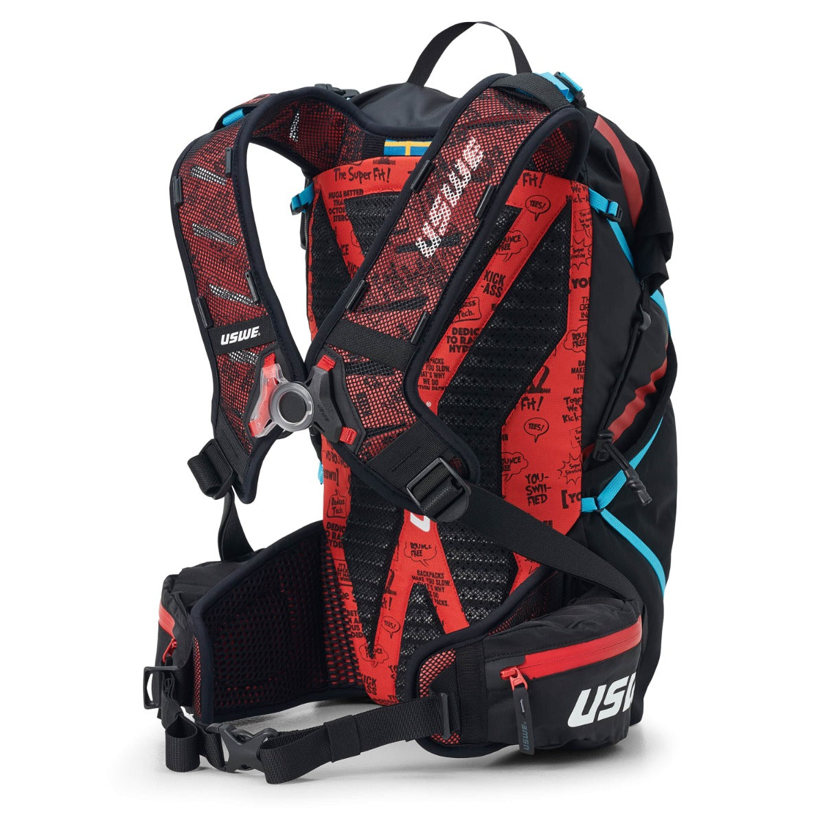 Batoh USWE HAJKER 18 L Black/Red