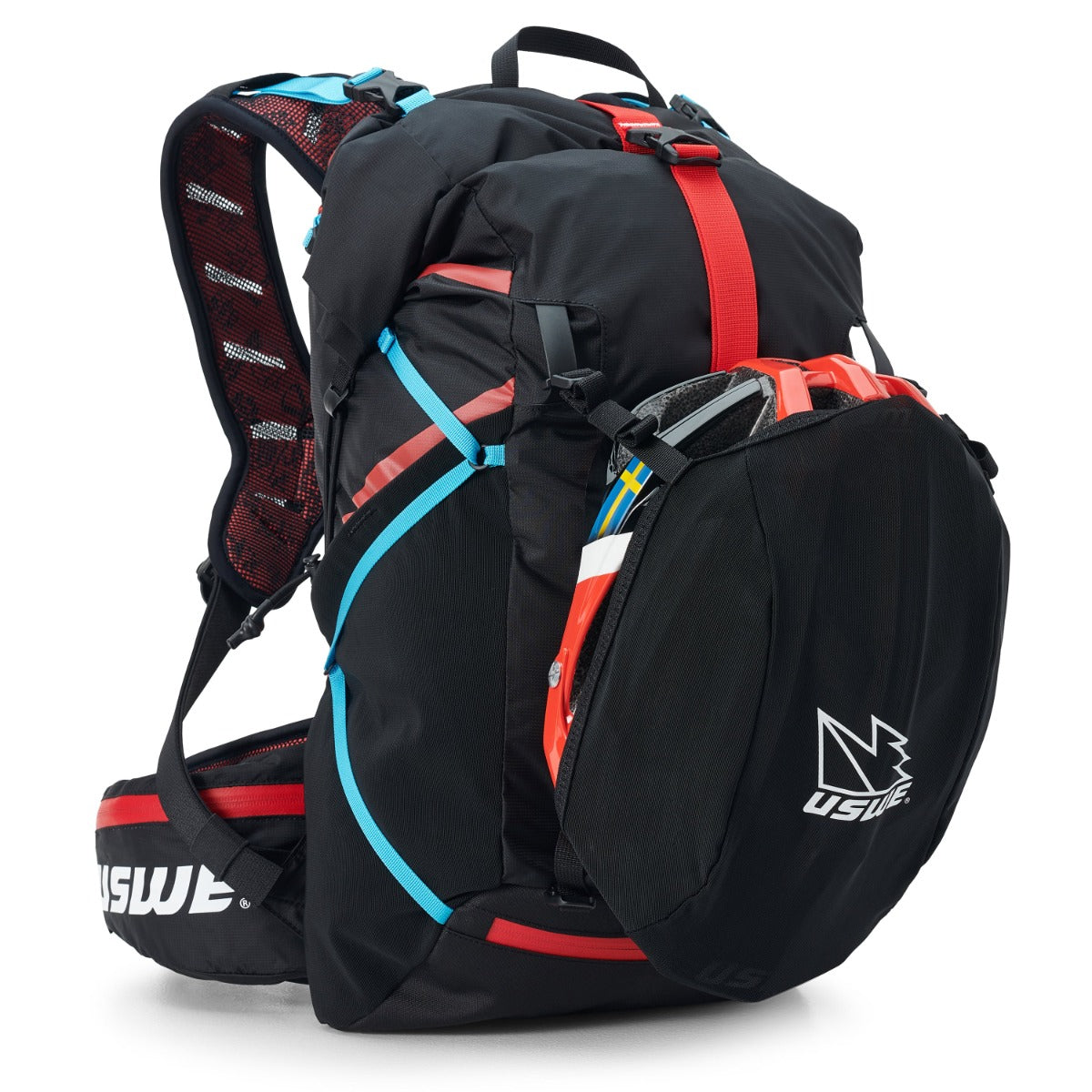 Batoh USWE HAJKER 18 L Black/Red