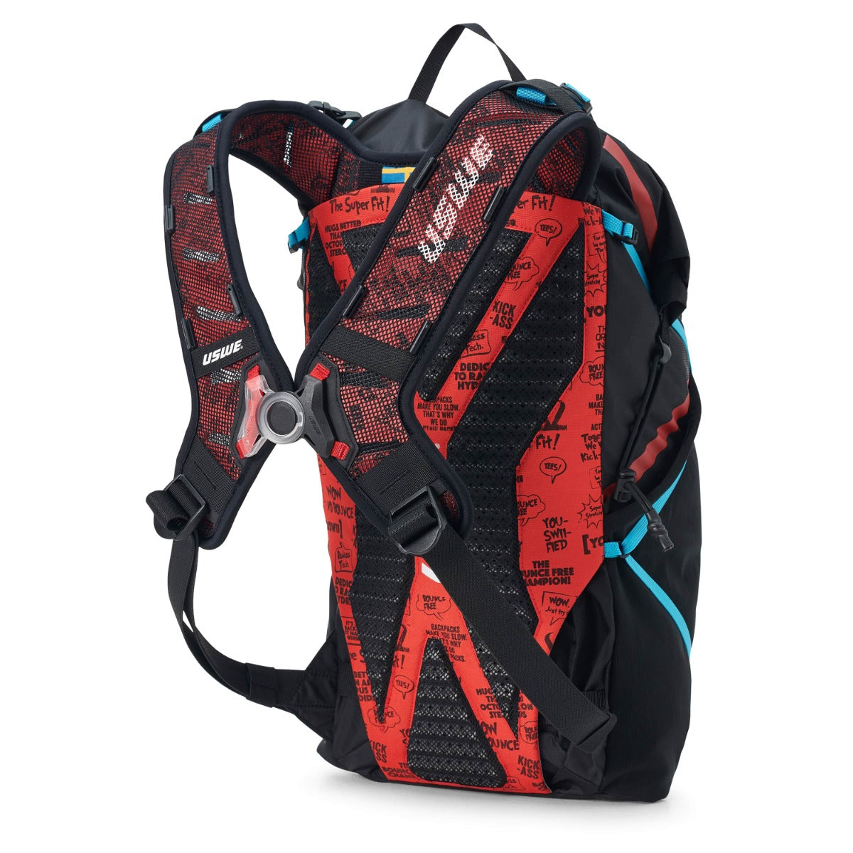 Batoh USWE HAJKER 18 L Black/Red