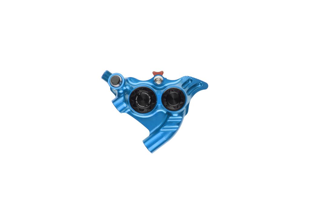 Bremsekaliber HOPE RX4+ SL FM 34mm (+20) 4 stempler Mineralblå