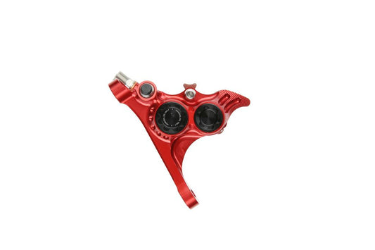 Przedni zacisk hamulcowy HOPE RX4+ SL FMF (+20) 70mm 4 tłoczki Mineral Red
