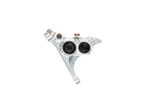 Przedni zacisk hamulcowy HOPE RX4+ SL FMF (+20) 70mm 4 tłoczki DOT Silver