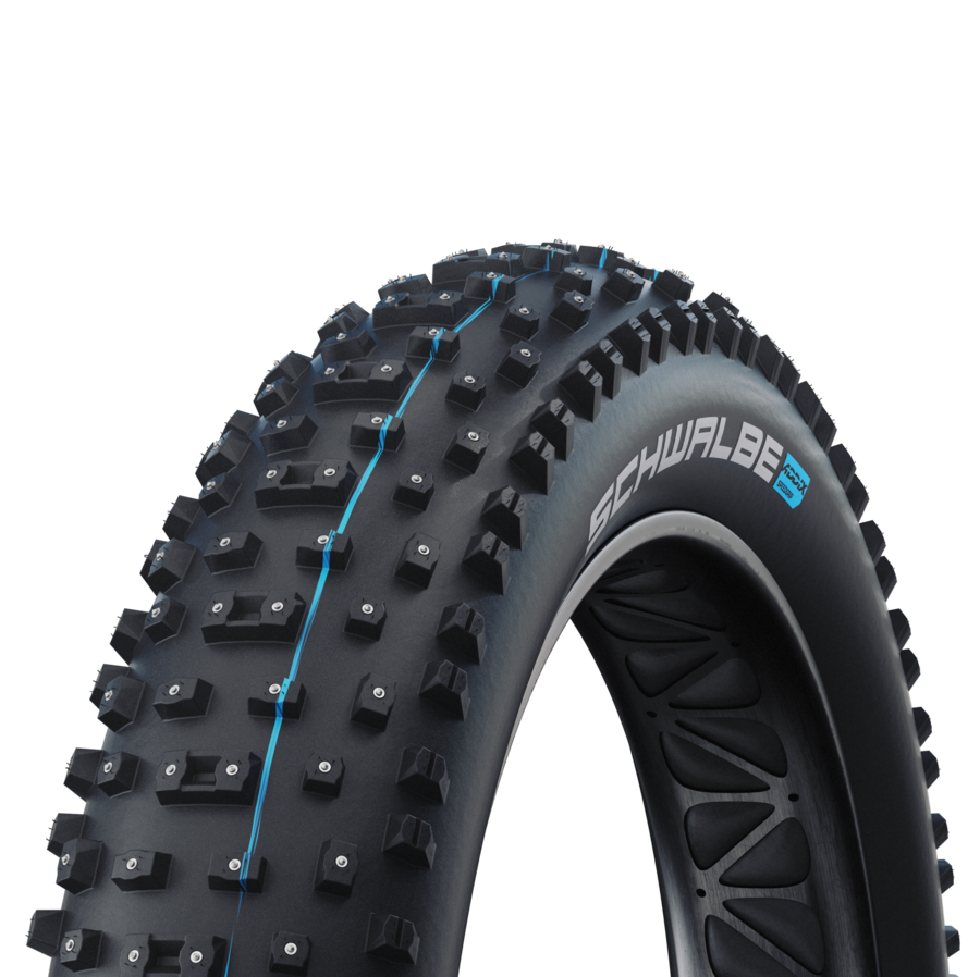 Opona SCHWALBE Al MIGHTY SuperGround Addix 26x4,80 Tubeless Easy, miękka, czarna, z kolcami