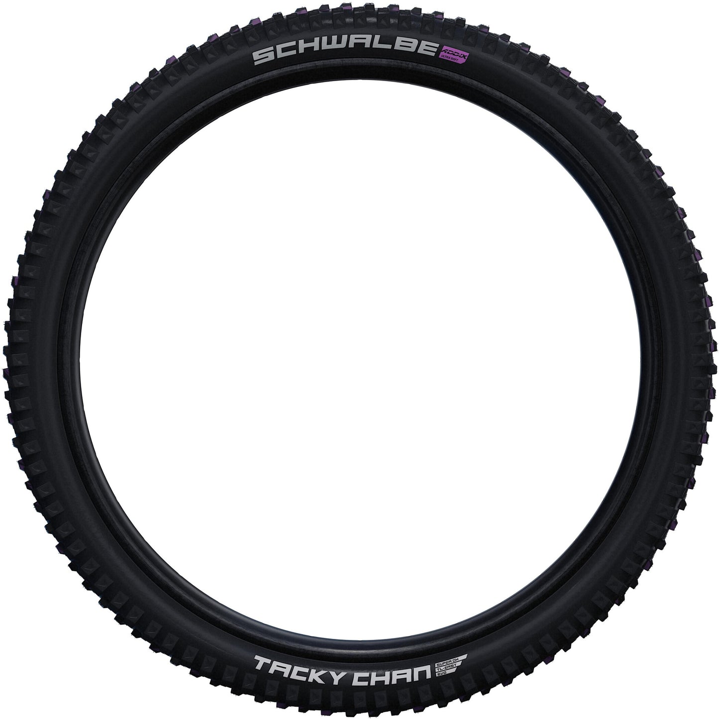 Pneu SCHWALBE TACKY CHAN 29x2.40 ADDIX ULTRASOFT SUPER DOWNHILL Tubeless Ready Souple Noir