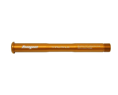 Axe de Roue Avant HOPE pour Fourche ROCKSHOX Pike/Lyric/Zeb Orange