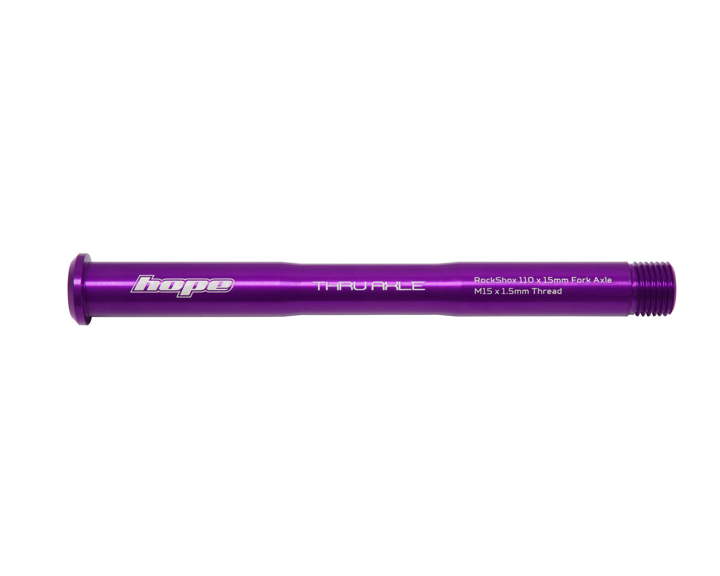 Axe de Roue Avant HOPE pour Fourche ROCKSHOX Pike/Lyric/Zeb Violet