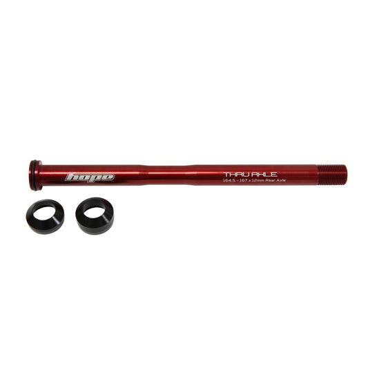 Axe de Roue Arrière HOPE 164.5-167mm #HTAR167 Rouge