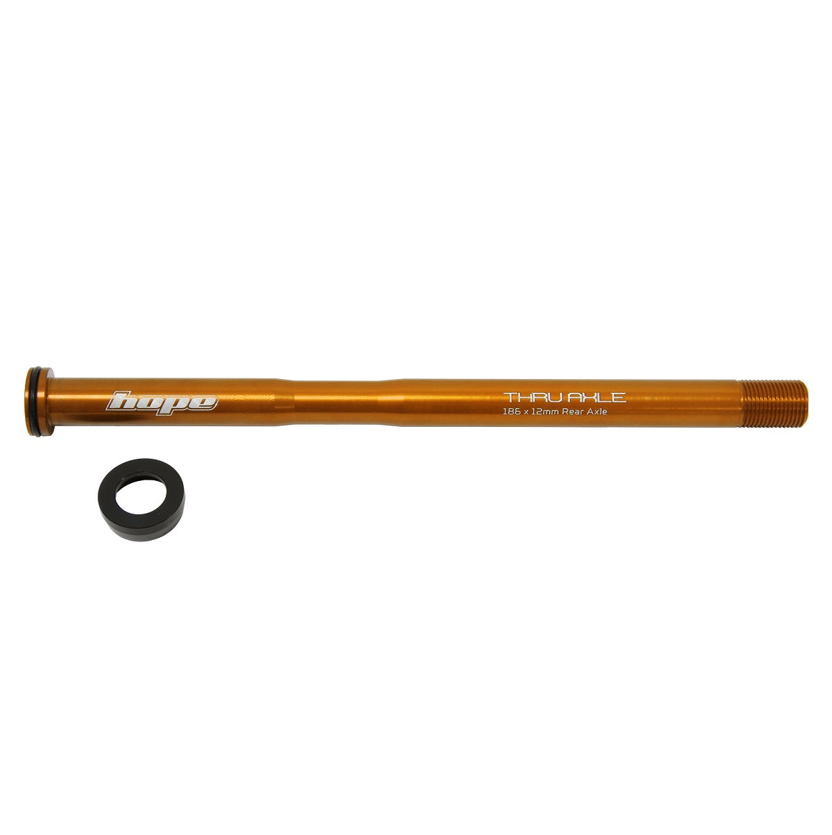 Axe de Roue Arrière HOPE 186mm #HTAR186 Orange