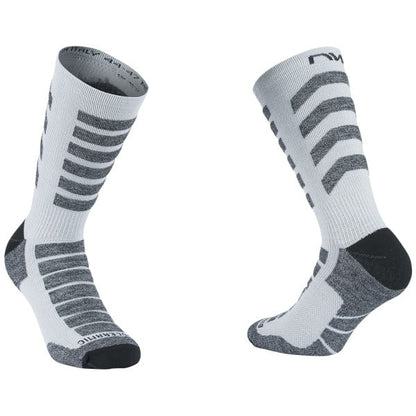 Chaussettes NORTHWAVE HUSKY CERAMIC HIGH Gris Clair