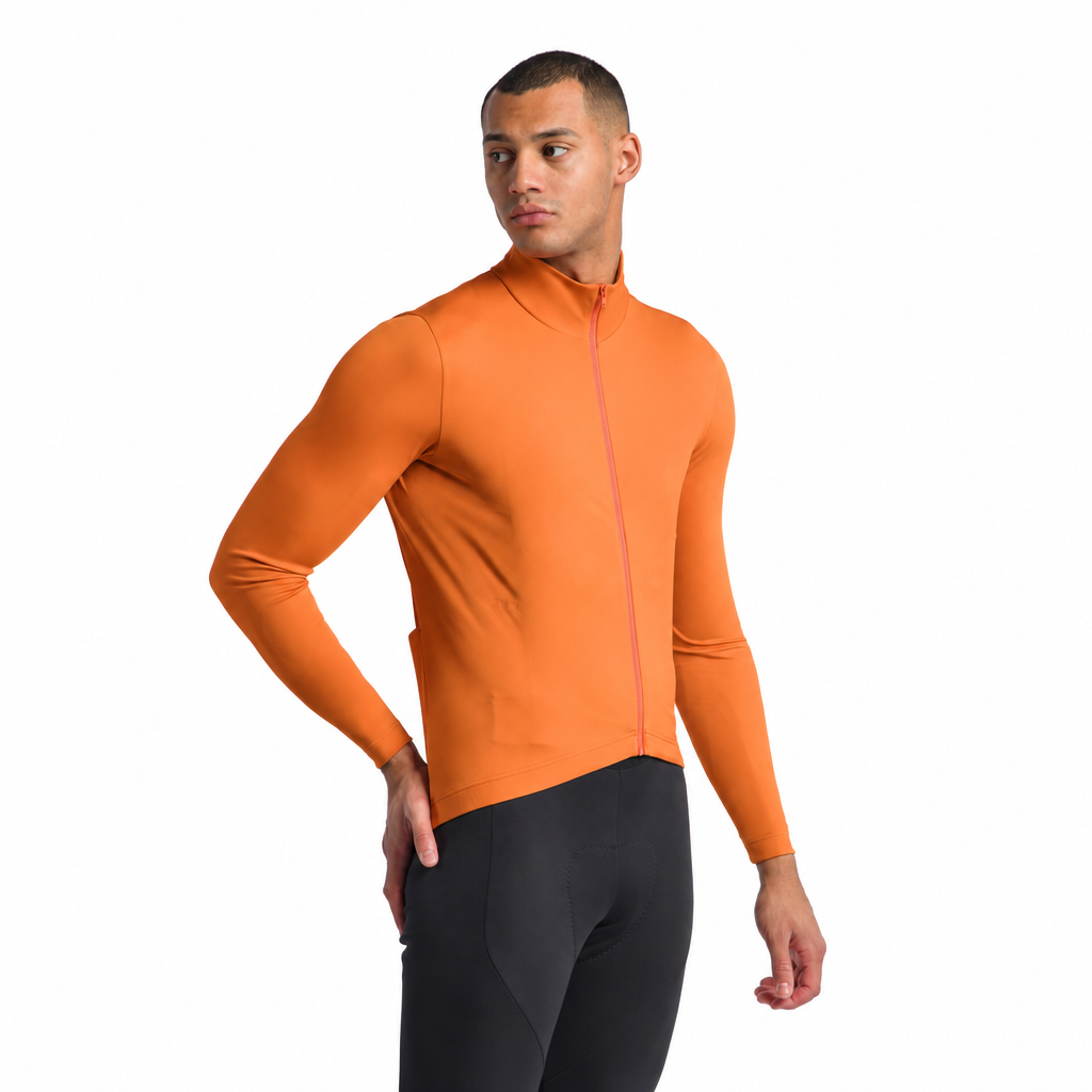 Veste SPORTFUL CLASSIC 2 Orange, trois quarts sur fond blanc