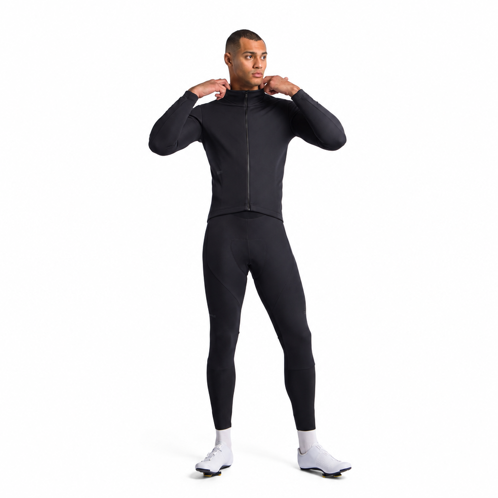 Veste SPORTFUL CLASSIC 2 Noir, vue en pied sur fond blanc