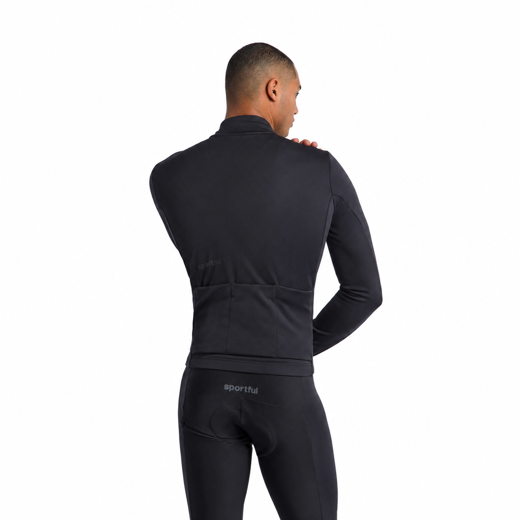 Veste SPORTFUL CLASSIC 2 Noir, vue de dos sur fond blanc