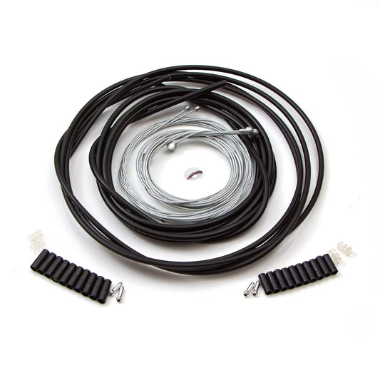 CLARKS rustfrit stål-sæt med kabler og slanger til bagskifter og bremser